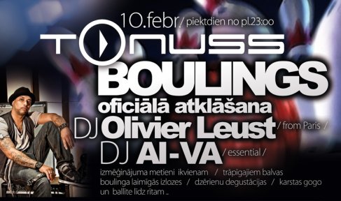 BOULINGA oficiālā ATKLĀŠANA klubā Tonuss