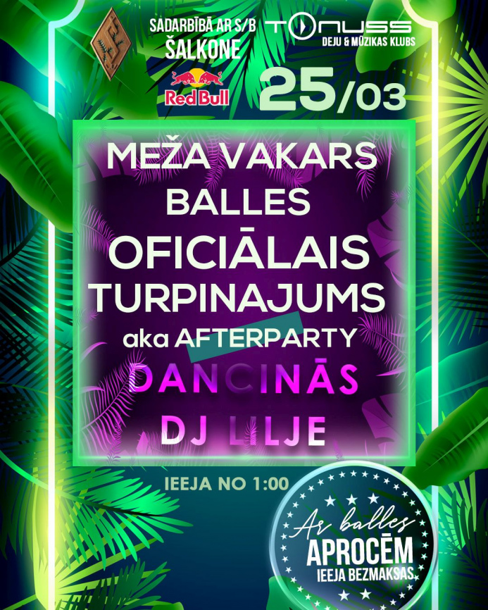 Trešdienas ballīte klubā Tonuss