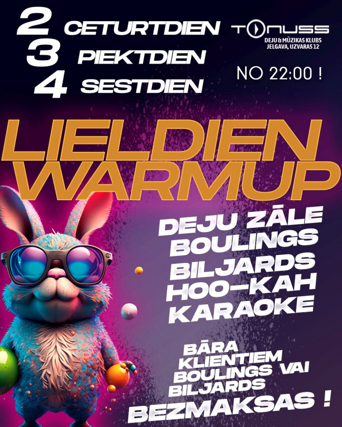 Lieldien Tusiņi klubā Tonuss