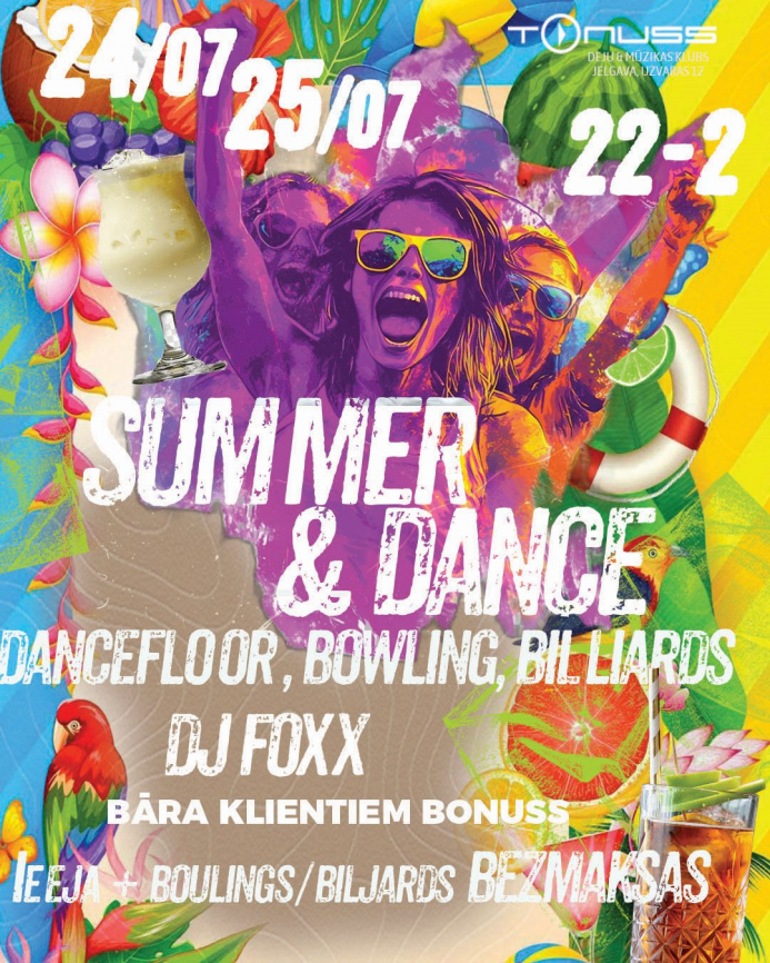 Summer & dance klubā Tonuss