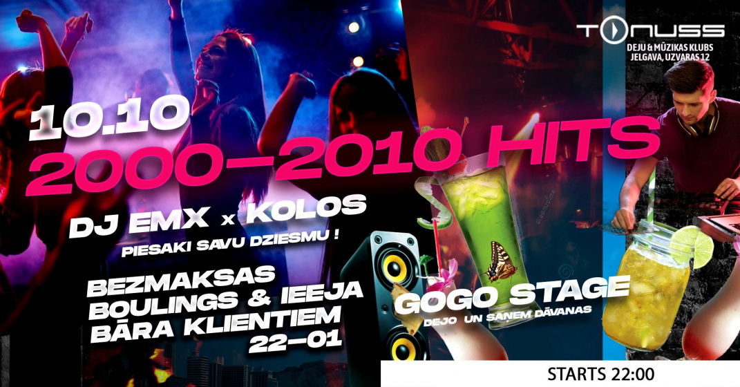 2000-2010 Megahits klubā Tonuss